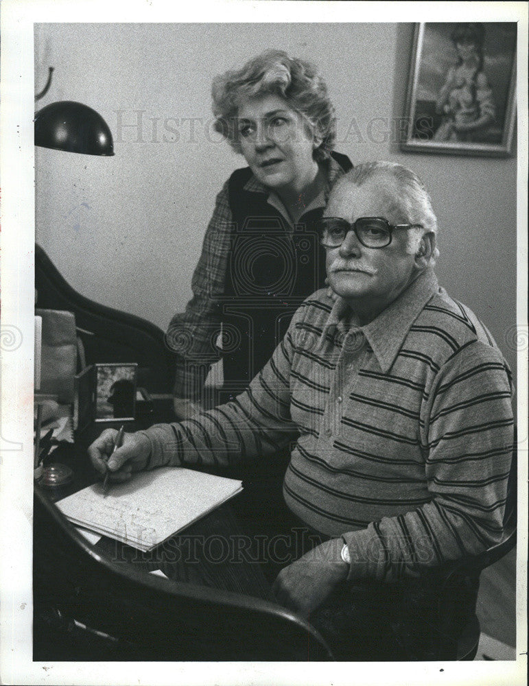 1979 Press Photo Letters From Frank Film Actors Maureen Stapleton Art Carney - Historic Images