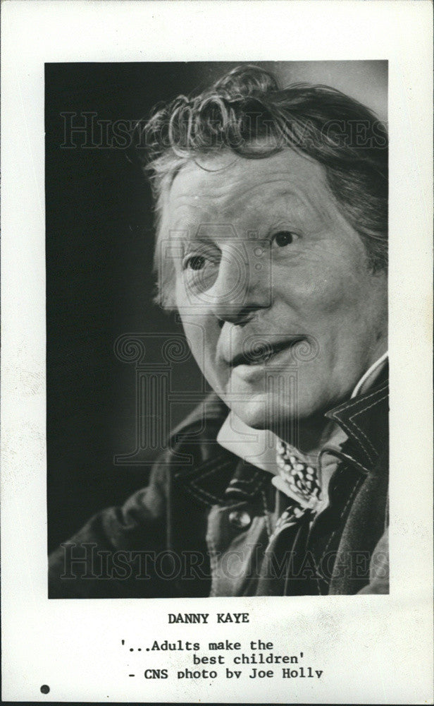 1975 Press Photo Danny Kaye - Historic Images