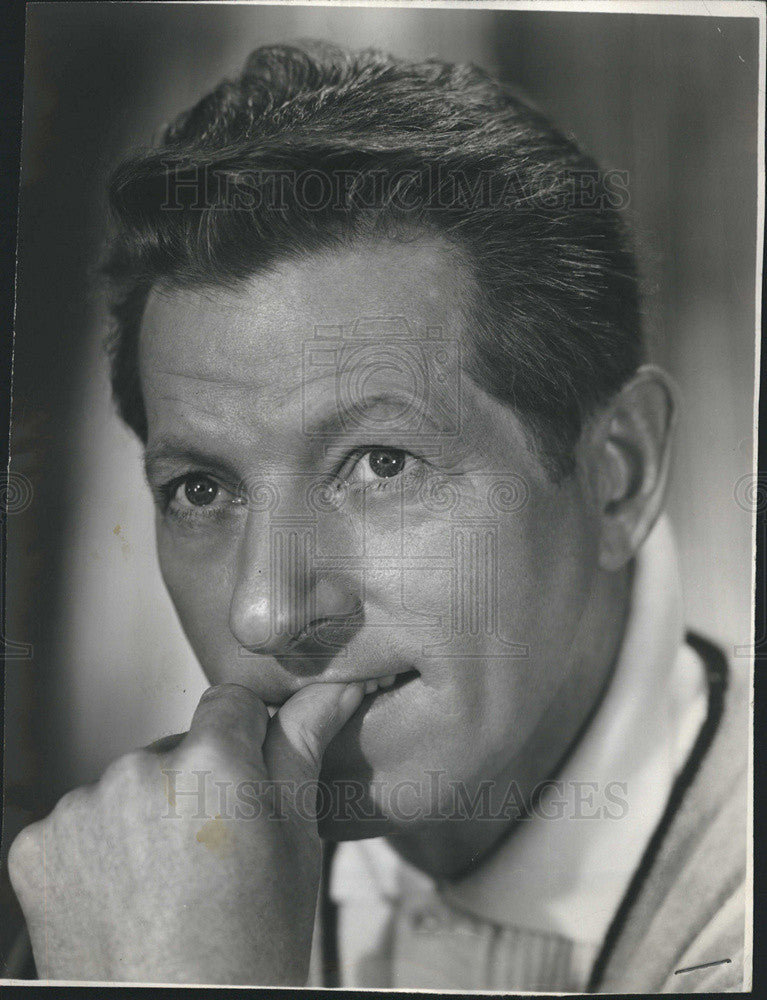 1961 Press Photo Danny Kaye - Historic Images