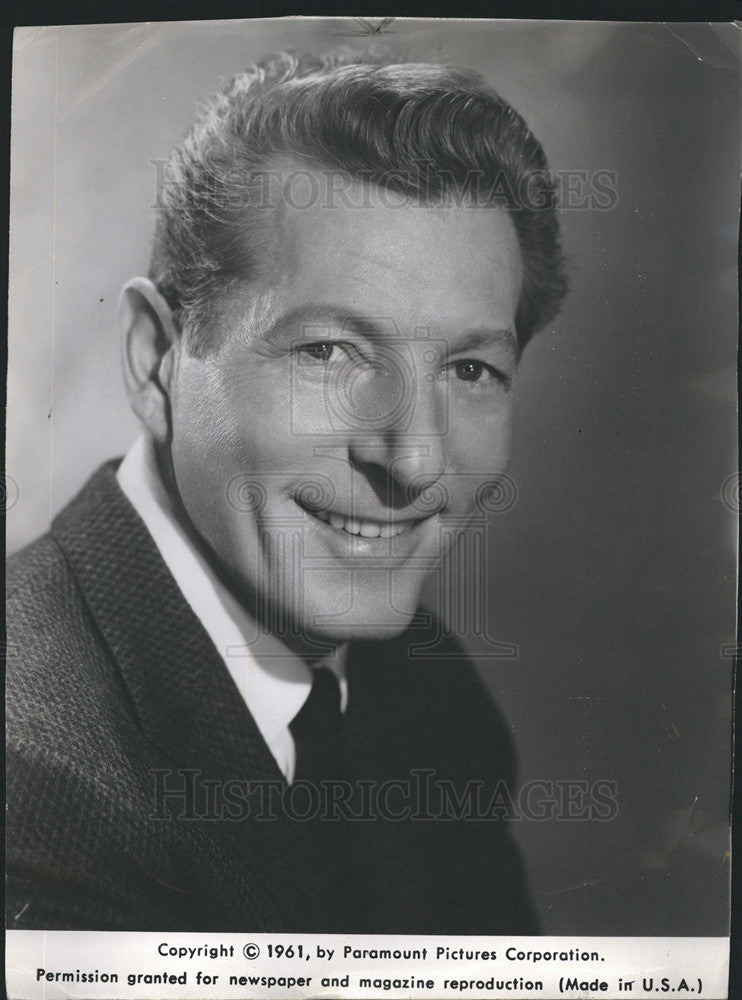 1961 Press Photo American Actor, Comedian, Singer, And Dancer Danny Kaye - Historic Images