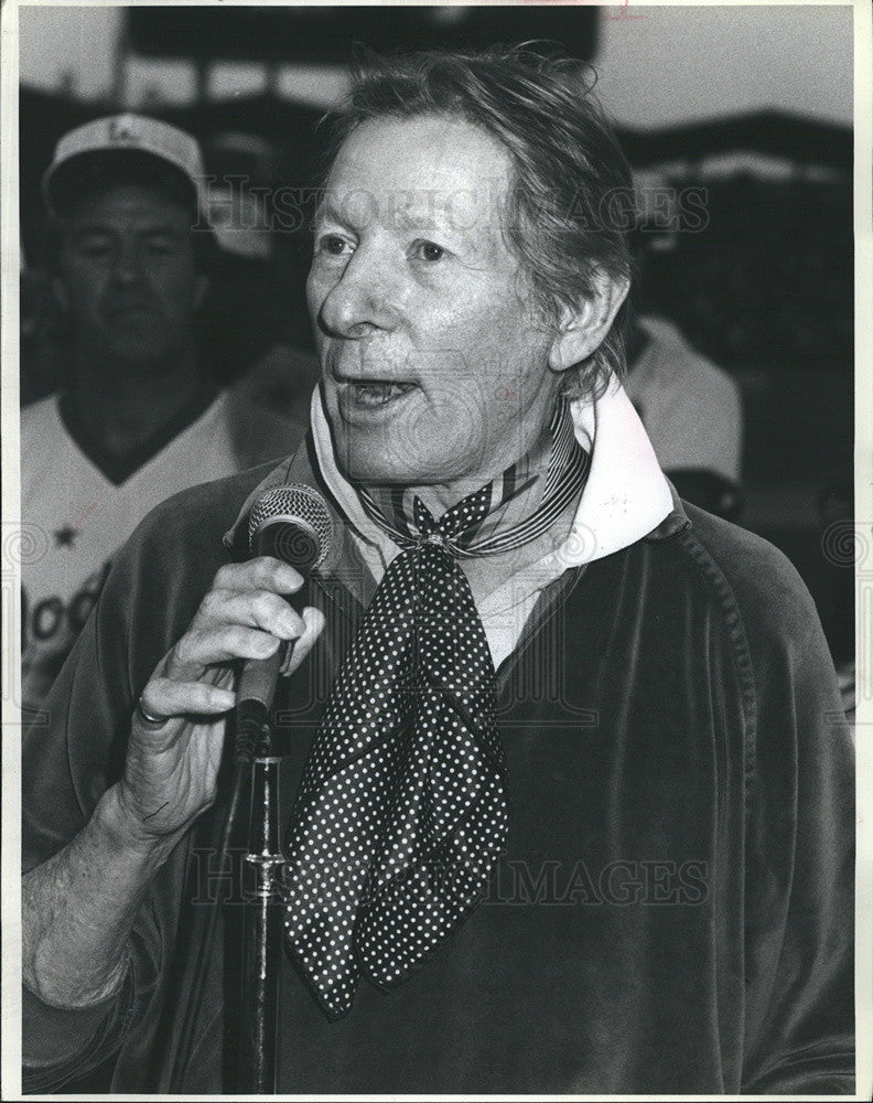 1985 Press Photo Danny Kaye Receives Award - Historic Images