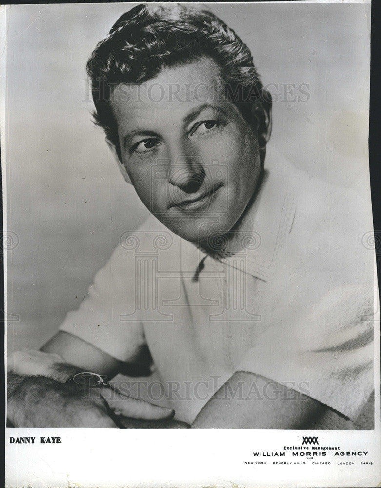 1957 Press Photo Danny Kaye/Actor/Singer/Dancer/Comedian - Historic Images