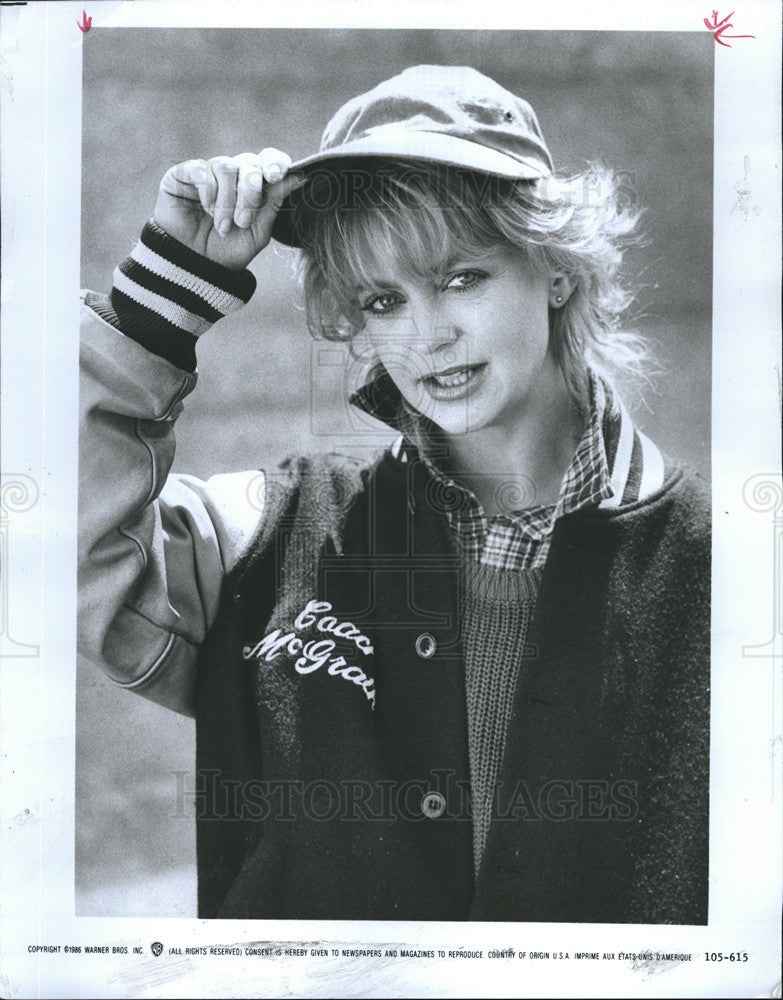 1986 Press Photo Goldie Hawn - Historic Images