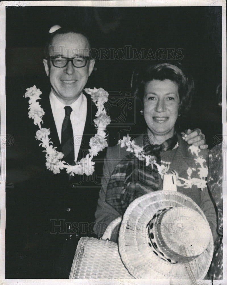 1967 Press Photo Mr. and Mrs. Paul Friedlander - Historic Images