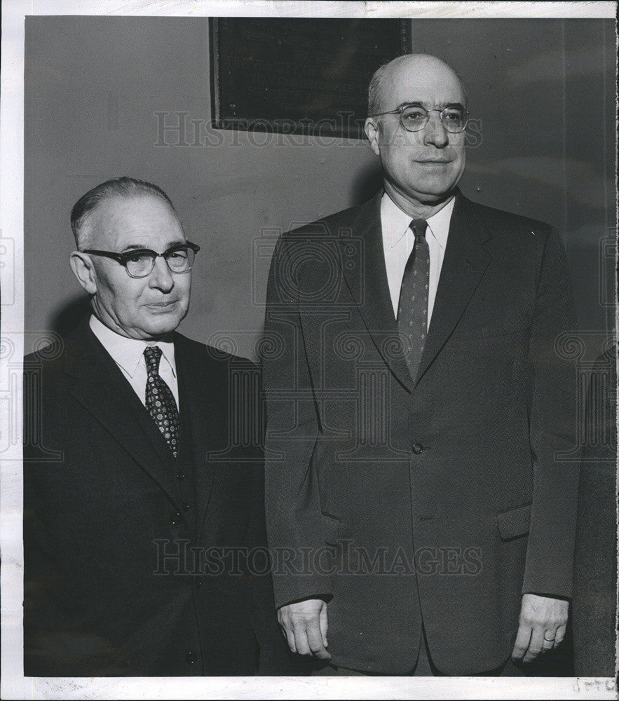 1957 Press Photo Dr C Clement French President Washington State University - Historic Images