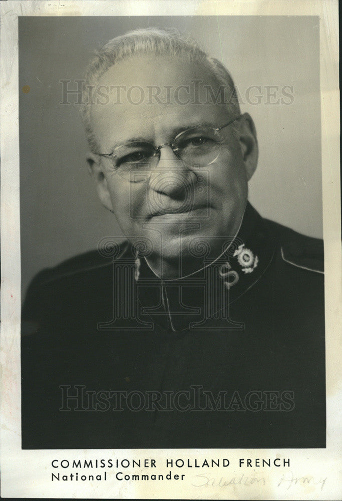 1965 Press Photo Holland French, commander of the Salvation Army. - Historic Images