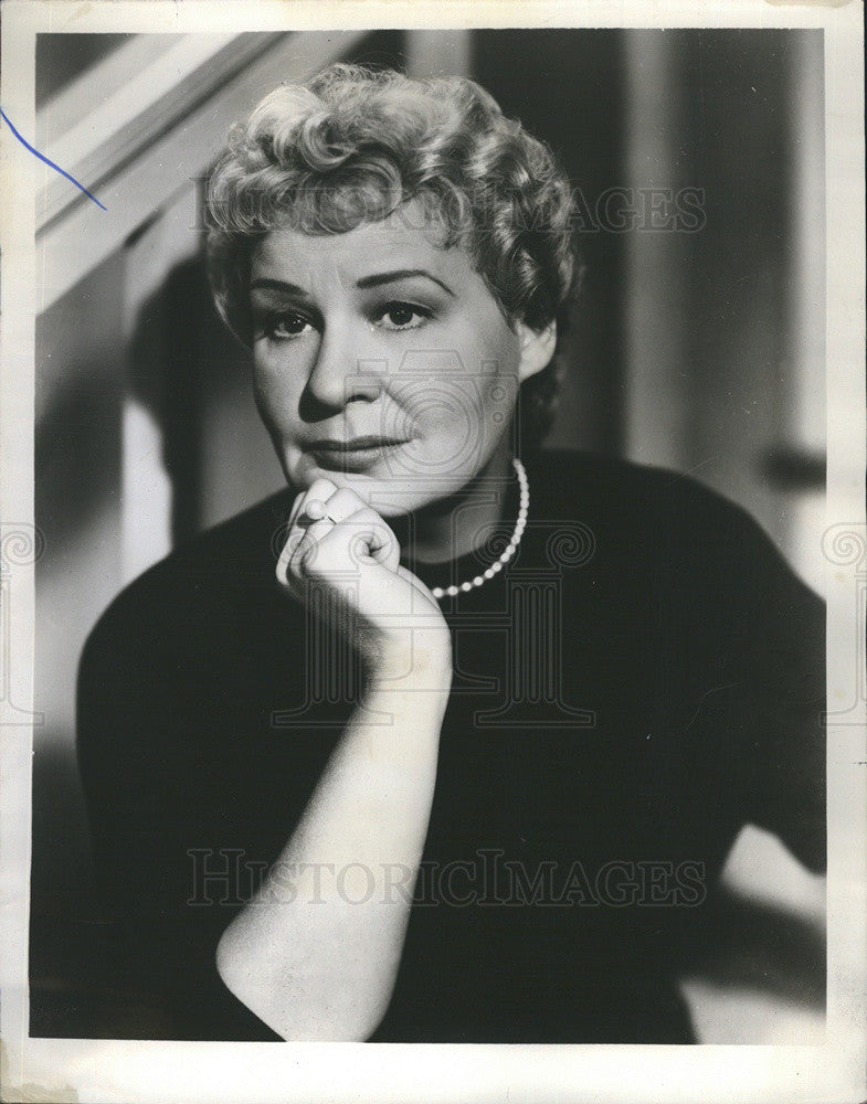 1957 Press Photo Shirley Booth - Historic Images