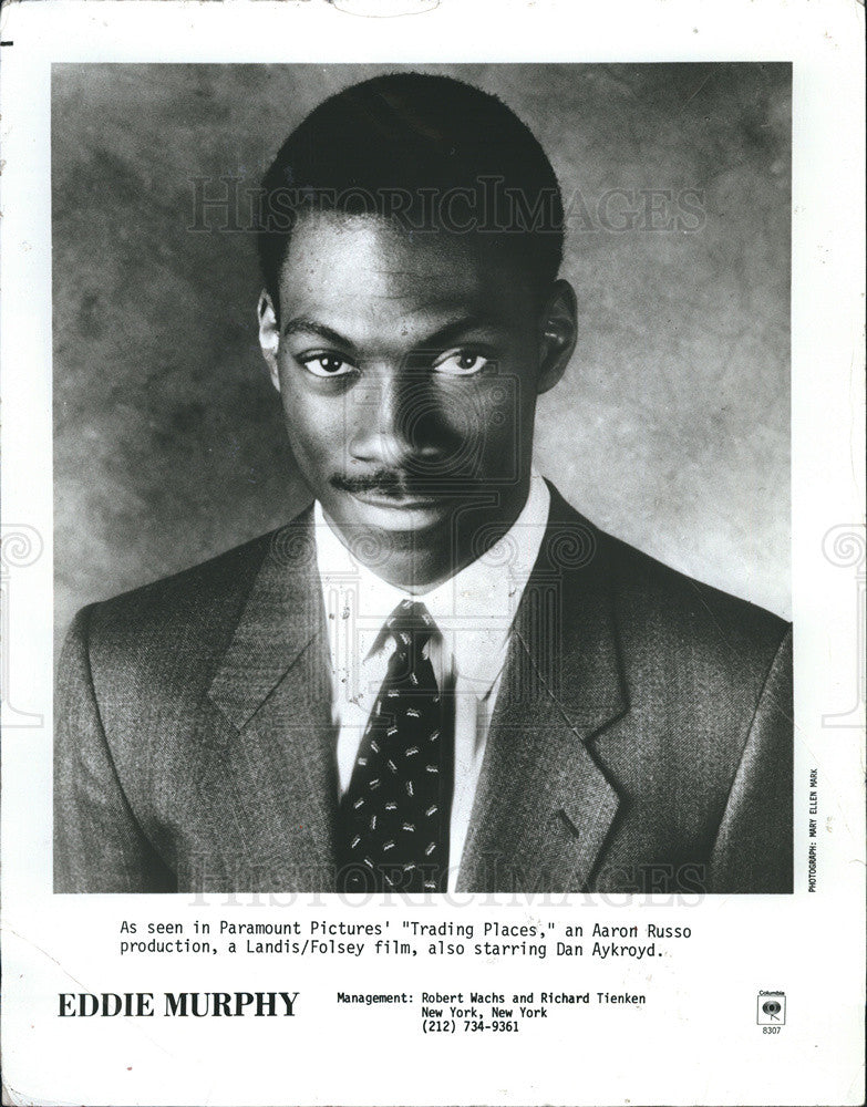 Press Photo Trading Places Actor Eddie Murphy - Historic Images