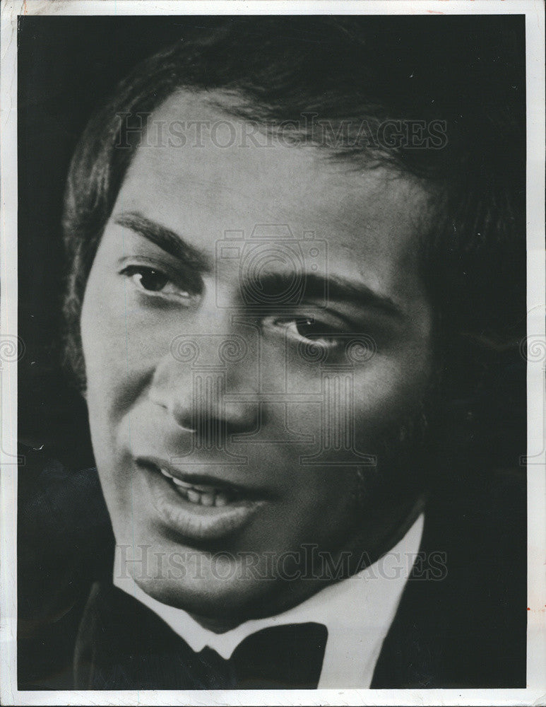 Press Photo Singer Paul Anka - Historic Images