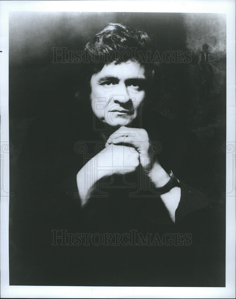 Press Photo Recording Artist Johnny Cash - Historic Images