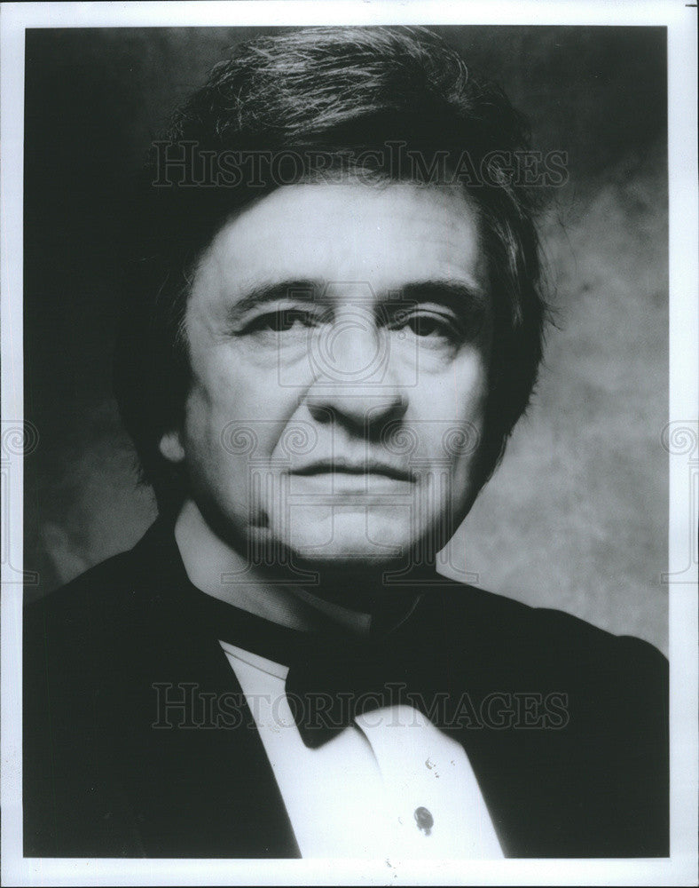 Press Photo Legendary Artist Johnny Cash - Historic Images