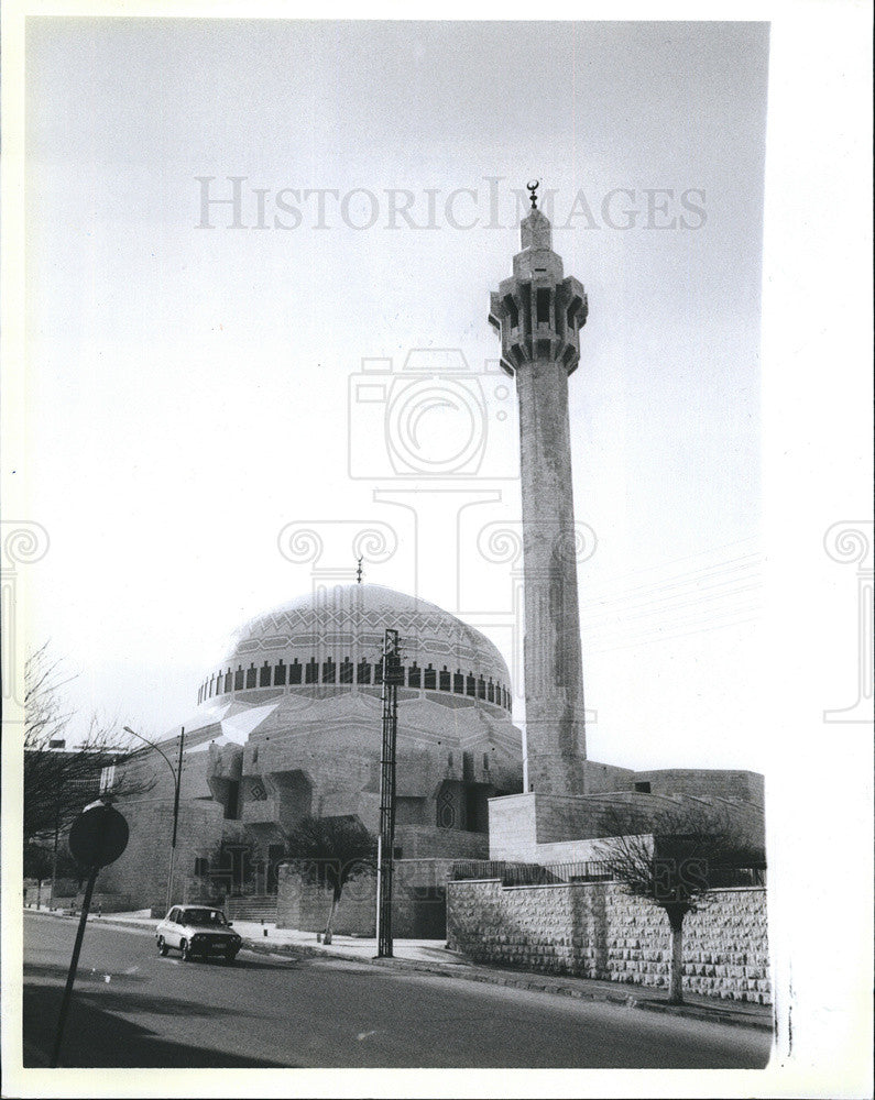 1988 Press Photo The Queen Alla Mosque in Amman Jordan - Historic Images