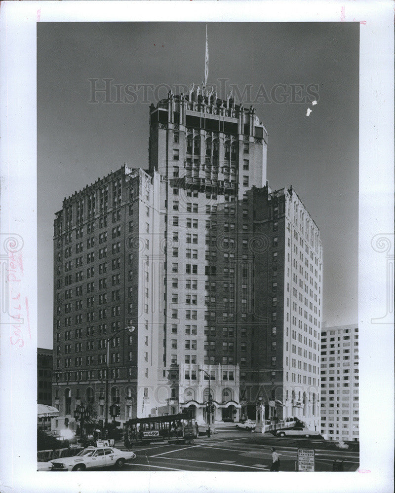 1977 Press Photo The Top Of The Mark&#39;s Top Floor Was An Apartment - Historic Images