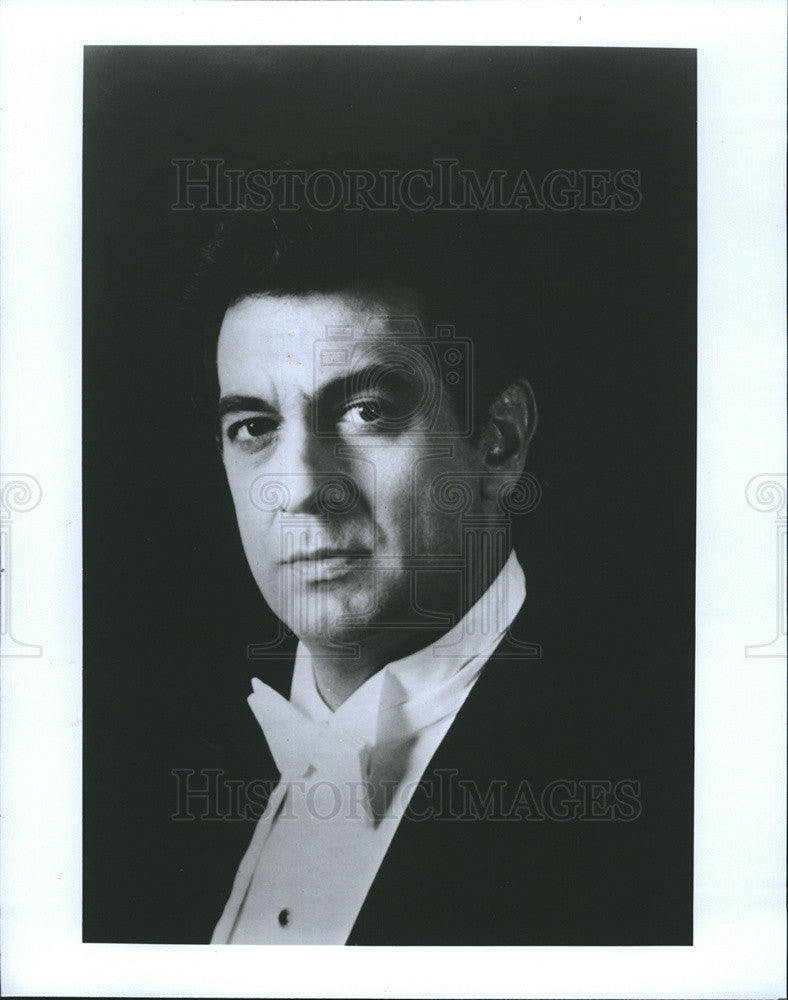 Press Photo Placido Domingo, Spanish Tenor &amp; Conductor - Historic Images