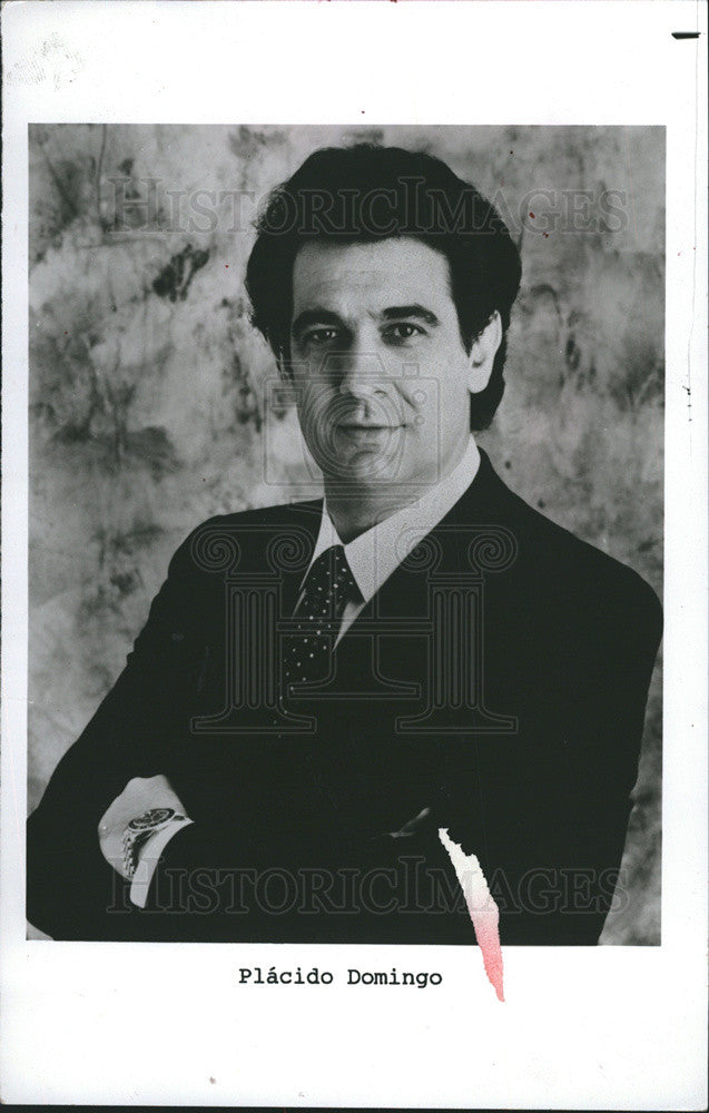 1991 Press Photo Placido Domingo - Historic Images