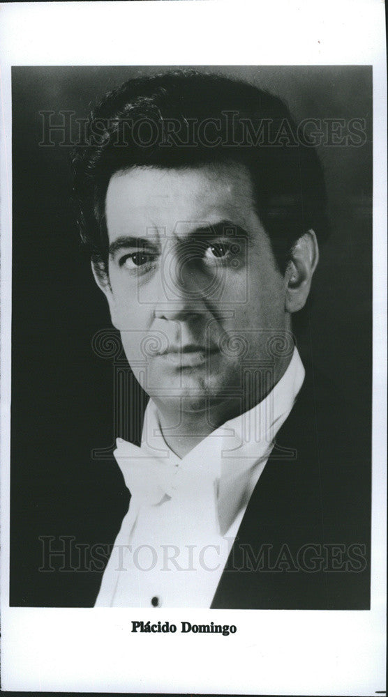 1990 Press Photo Placido Domingo - Historic Images