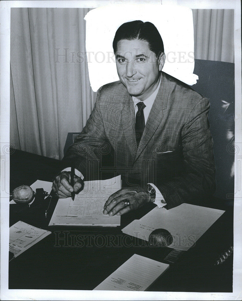 1964 Press Photo Al Campanis Dodgers Vice President - Historic Images