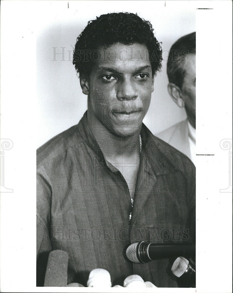 1986 Press Photo Dwight Gooden Baseball Player - Historic Images