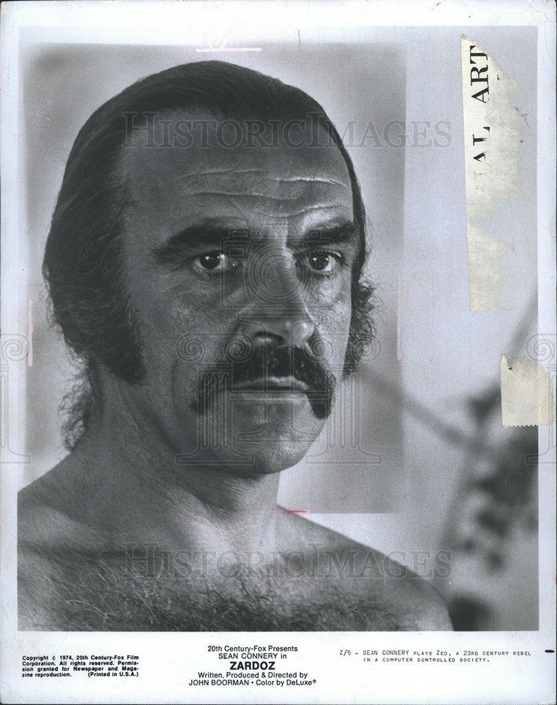 1974 Press Photo Sean Connery in &quot;Zardoz&quot; - Historic Images