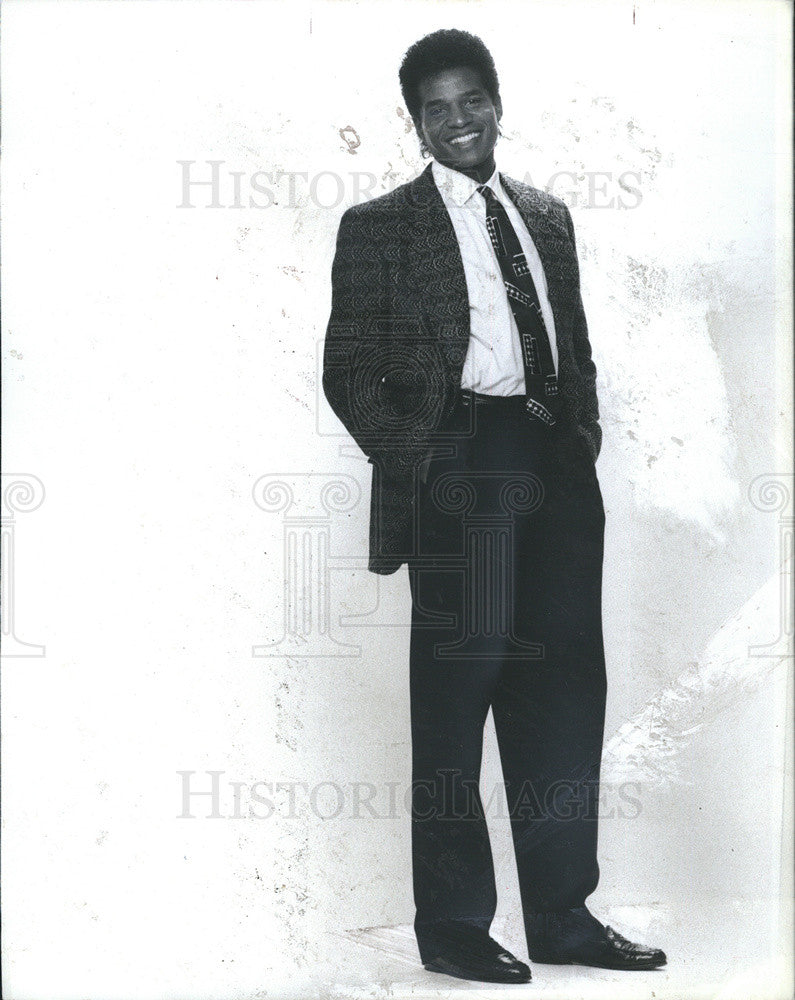 1989 Press Photo Singer Jackie Jackson - Historic Images