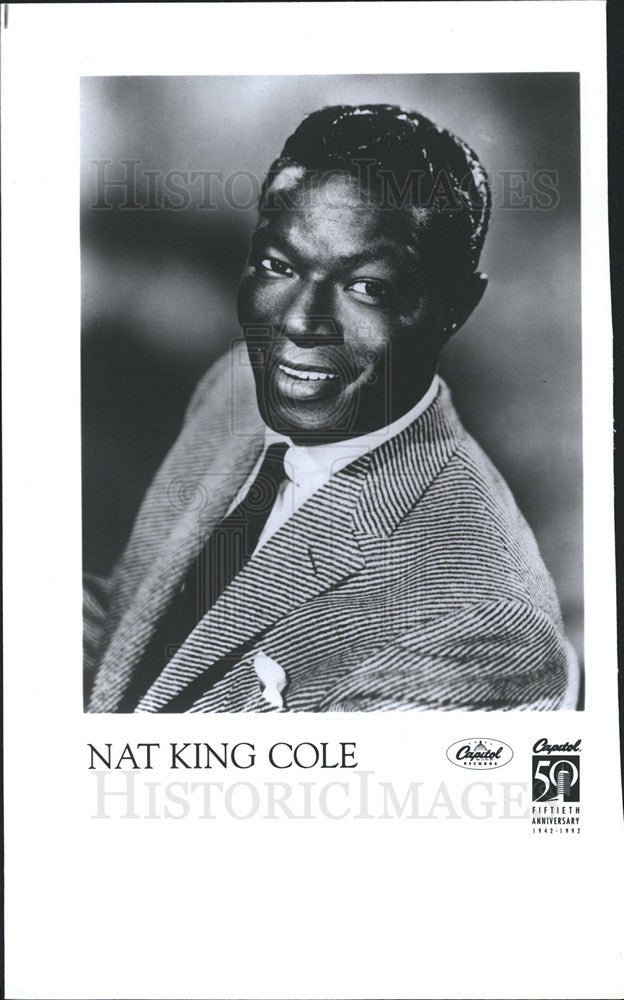 Press Photo Nat King Cole - Historic Images