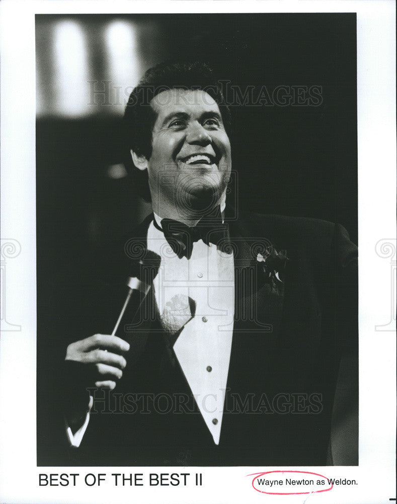 Press Photo Singer Wayne Newton as Weldon - Historic Images