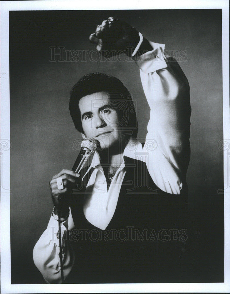 Press Photo Singer Wayne Newton - Historic Images