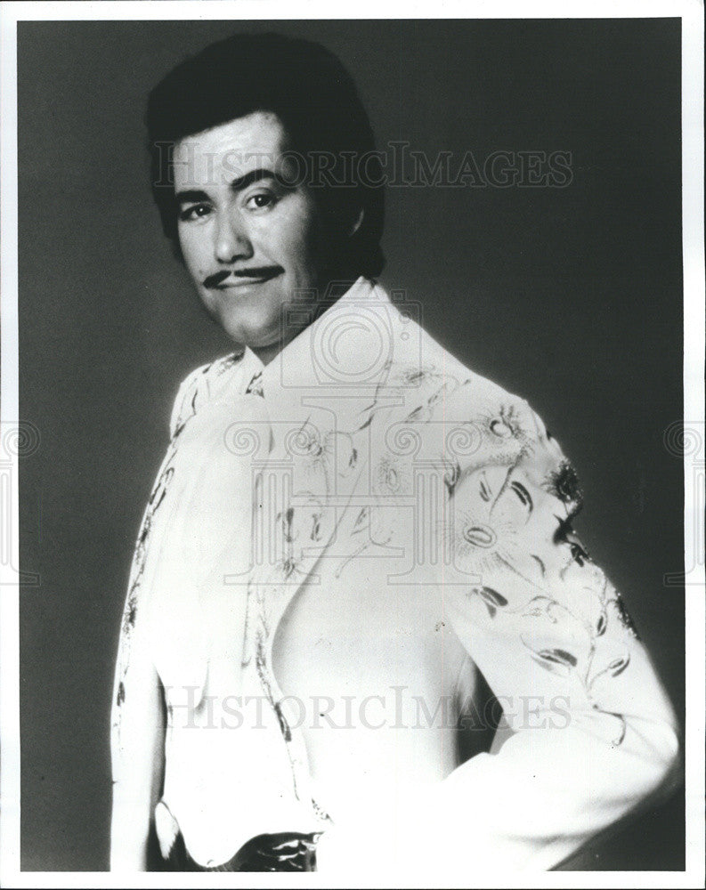 Press Photo Singer Wayne Newton - Historic Images