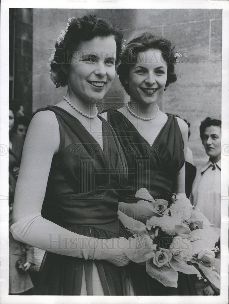 1956 Press Photo SIR ROGER MAKINS DAUGHTER CYNTHIA MOLLIE - Historic Images