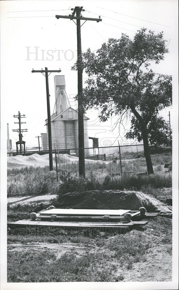 1953 Press Photo Colorado murder victim&#39;s burial - Historic Images