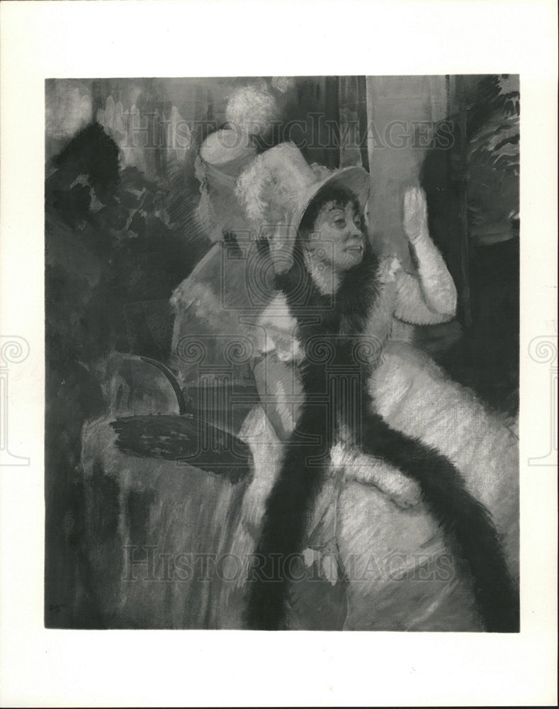 1984 Press Photo Edgar Degas : Portrait After a Costume Ball&quot; - Historic Images