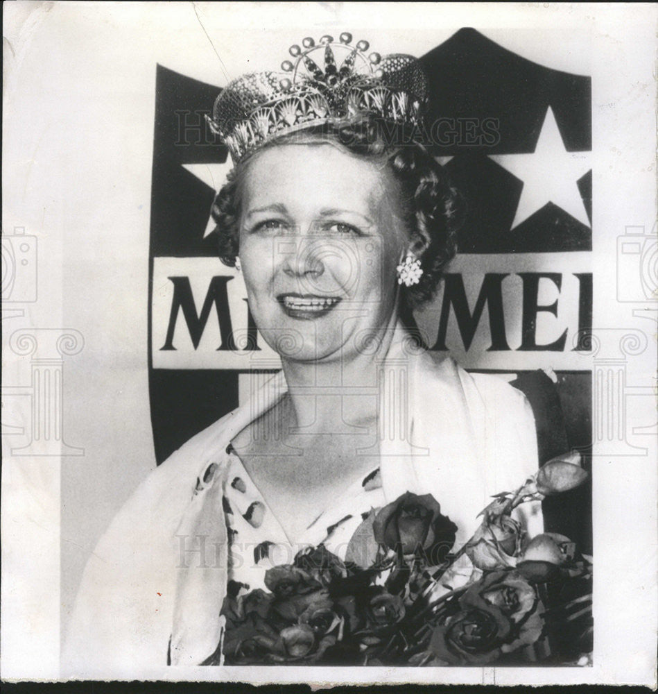 1955 Press Photo Miss Nebraska Wins Miss America Ramona Deitemeyer - Historic Images