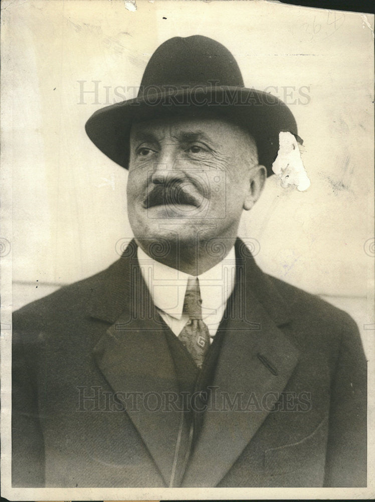 1954 Press Photo JOSEPH CAILLAUX FRENCH POLITICIAN THIRD REPUBLIC - Historic Images