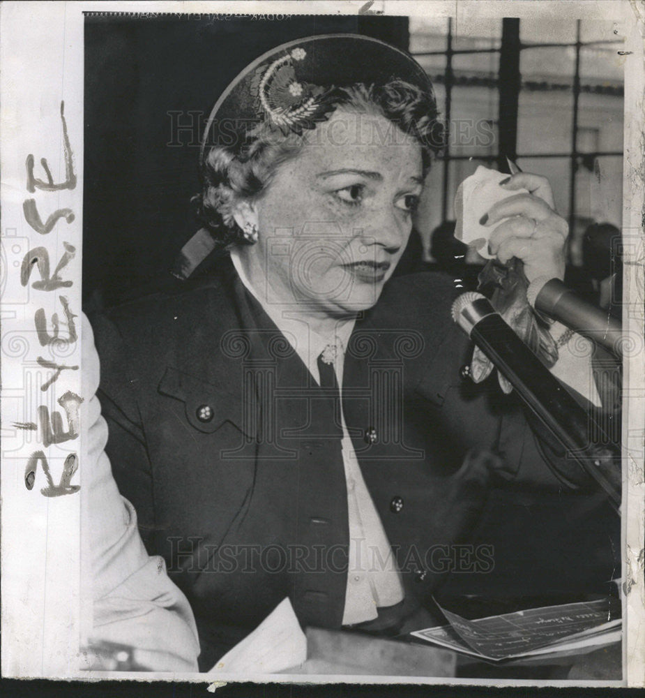 1954 Press Photo Mrs. rocco de grazzia - Historic Images