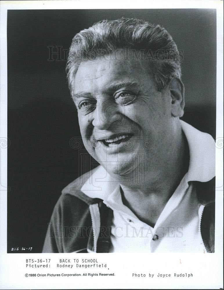 1986 Press Photo Rodney Dangerfield Back To School Historic Images 1986 press photo rodney dangerfield back to school historic images