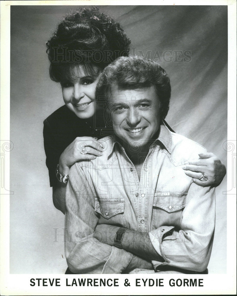 1989 Press Photo Steve Lawrence &amp; Eydie Gorme - Historic Images