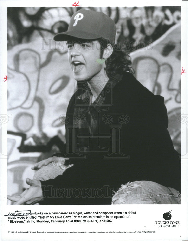 1993 Press Photo Joey Lawrence in &quot;Blossom&quot; - Historic Images