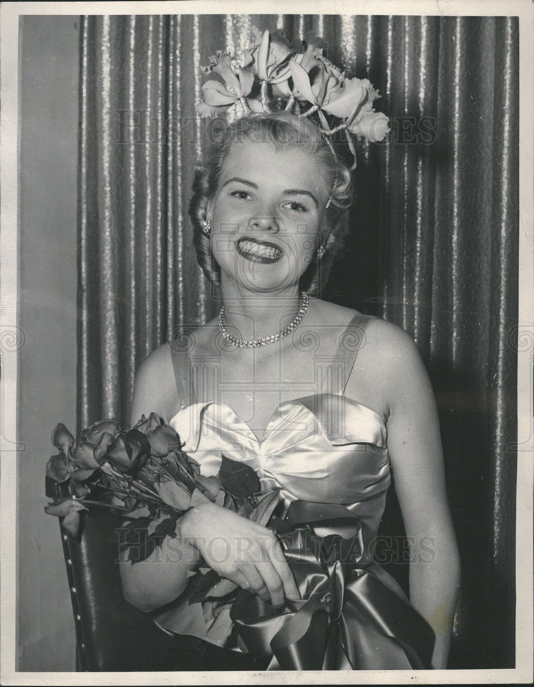 1949 Press Photo Miss Claire Dennis &quot; Miss Photoflash 1949&quot; - Historic Images