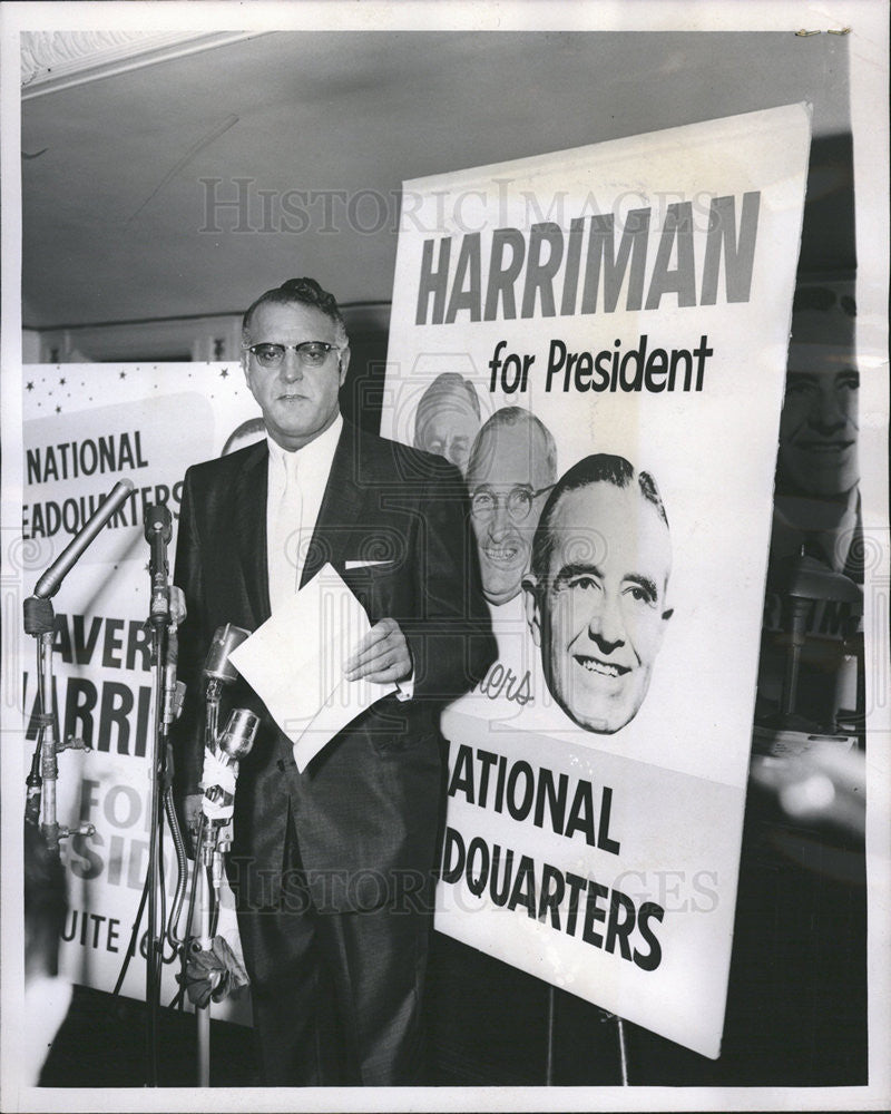 1952 Press Photo NY Carmine G DeSupio Campaigning - Historic Images