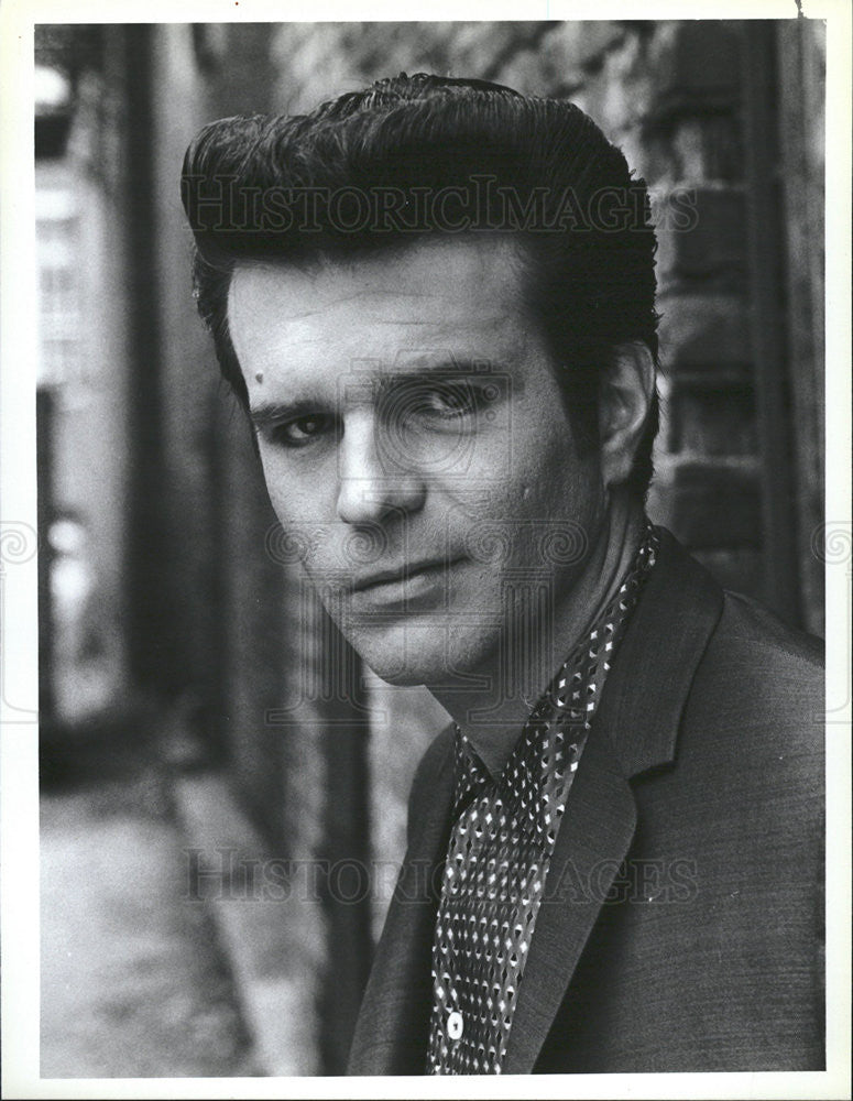 1986 Press Photo ANTHONY DENISON AMERICAN ACTOR JOHN HANCOCK INSURANCE - Historic Images