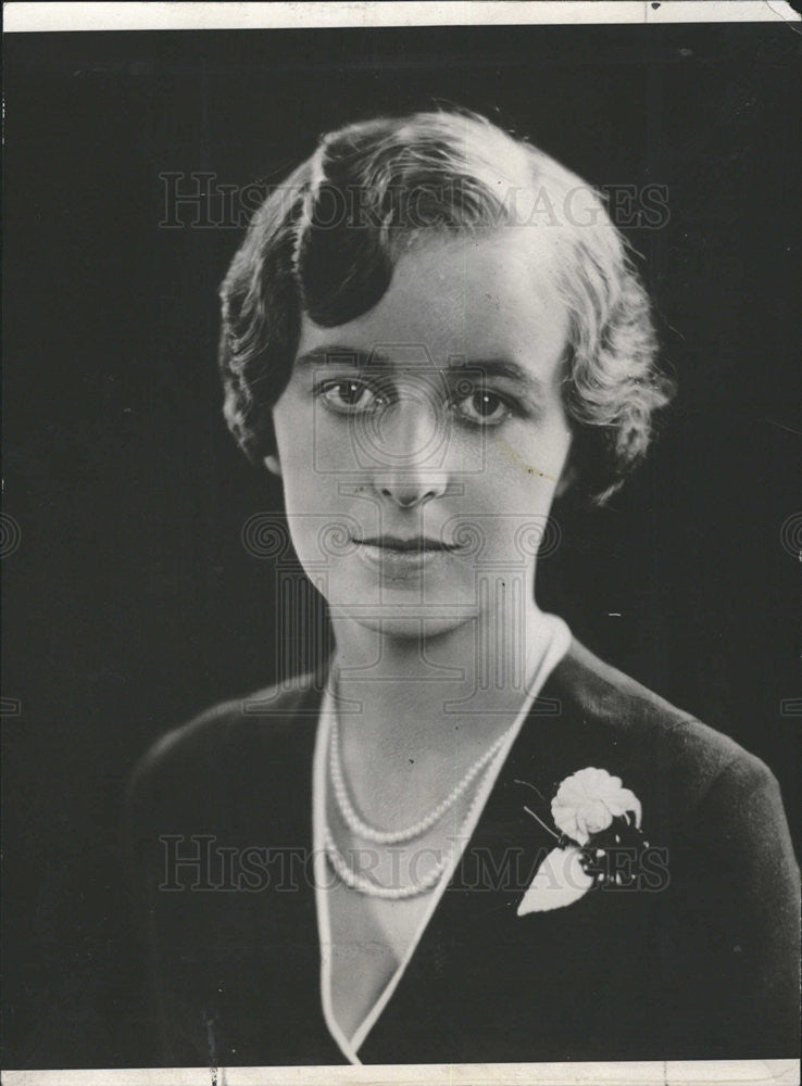 1930 Press Photo MISS ADA SCHMIDT SECRETARY GOV. LARSON&#39;S MOTHER - Historic Images