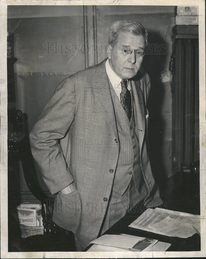 1956 Press Photo G. Murray Campbell leader anti-alcoholism program B&amp;O Railroad - Historic Images