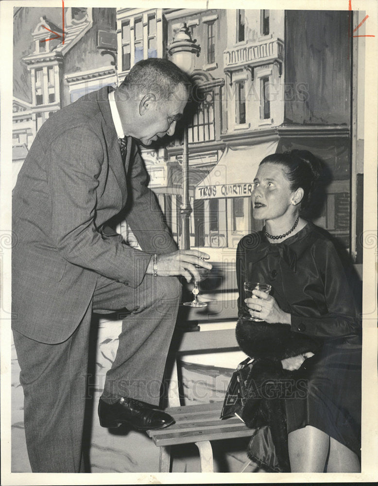 1963 Press Photo Michael Cantacuzene Mrs James M Alter Society - Historic Images