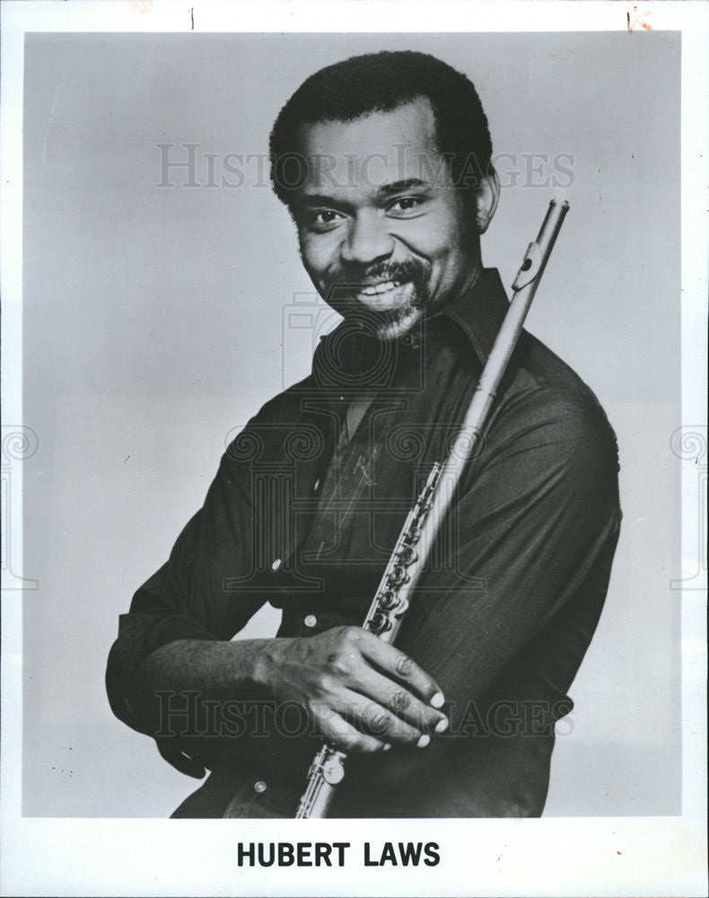 1981 Press Photo Hubert Laws,musician - Historic Images