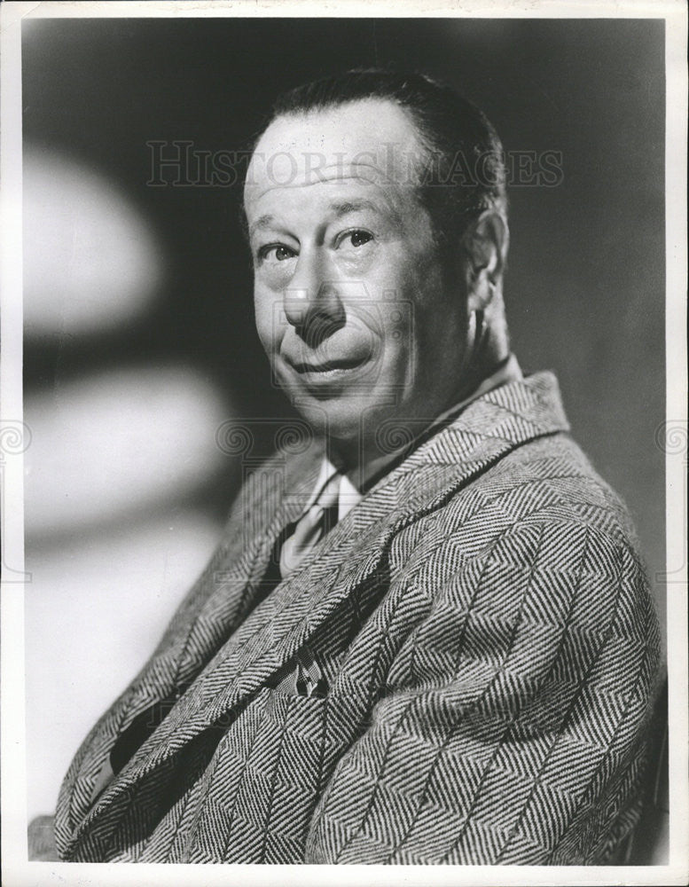 1962 Press Photo Bert Lahr,actor - Historic Images