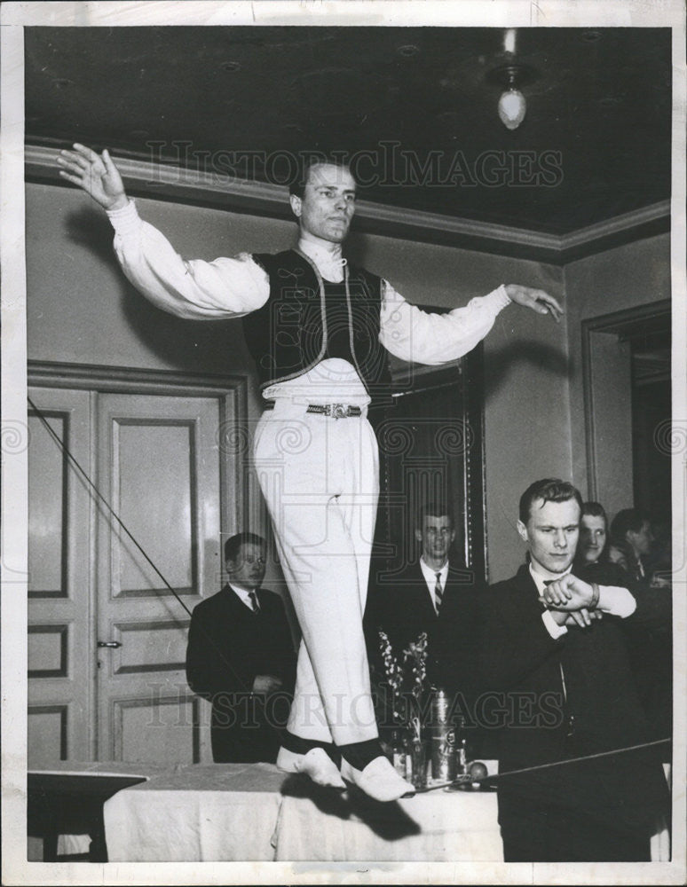 1960 Press Photo Finland&#39;s Antero Lagstrom World Record - Historic Images