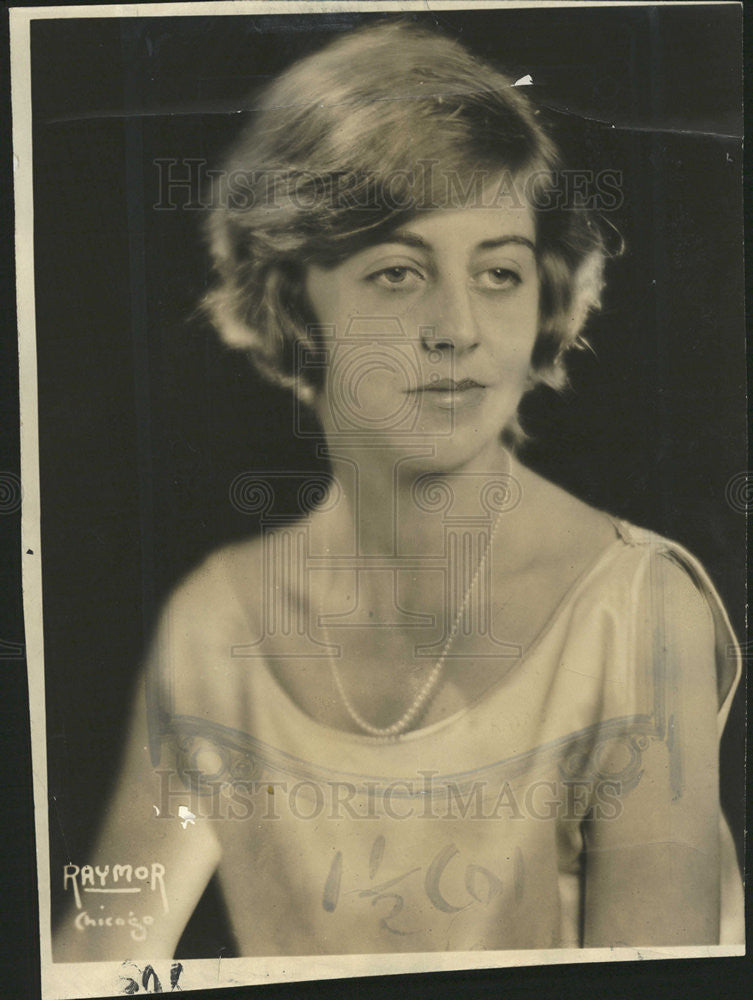1924 Press Photo Mrs. Claire Childs Laflin Ex-Wife Lloyd Laflin - Historic Images