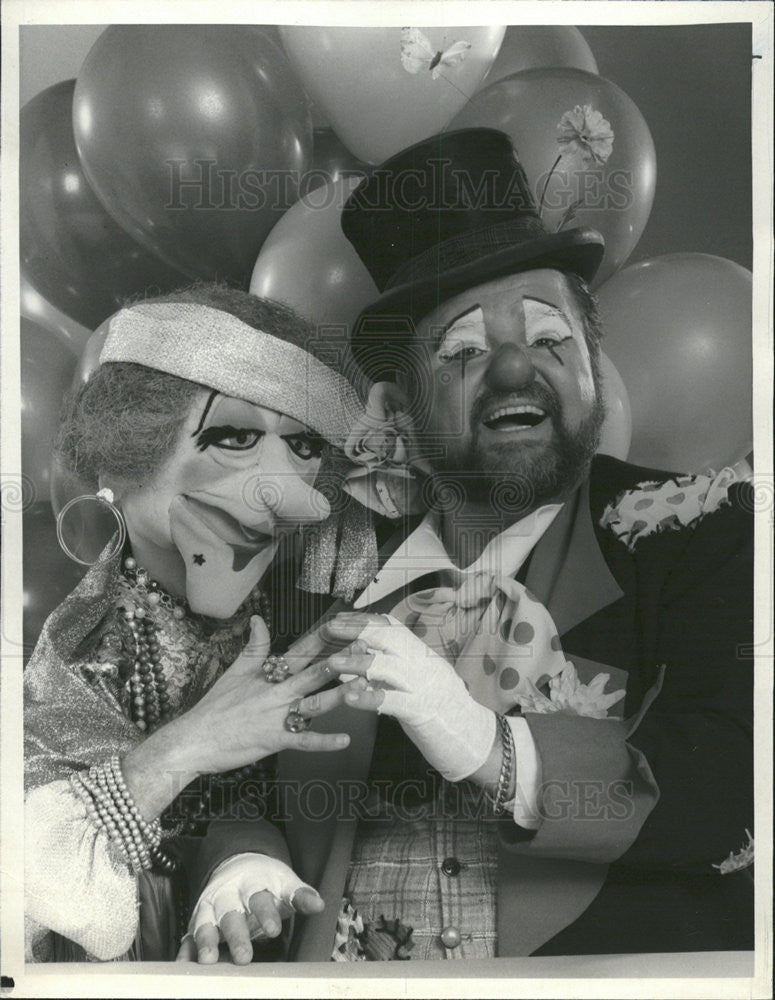 1983 Press Photo Dom DeLuise &quot;Happy&quot; - Historic Images