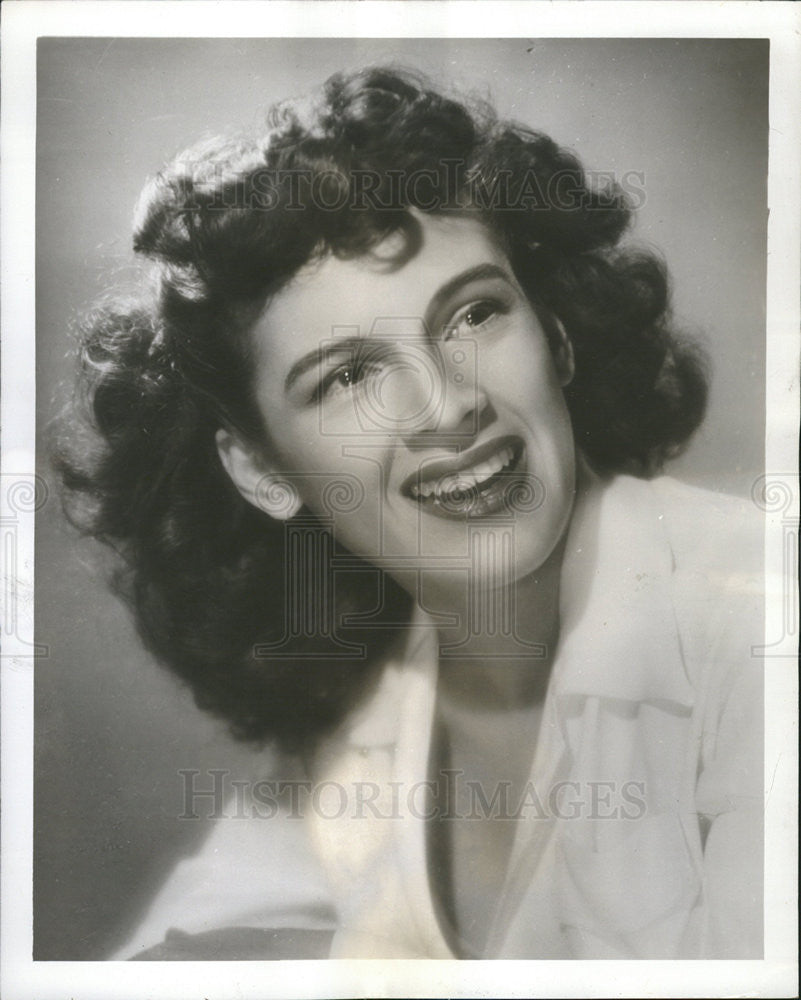 1946 Press Photo popular actress Fran Lafferty Special Investigator - Historic Images