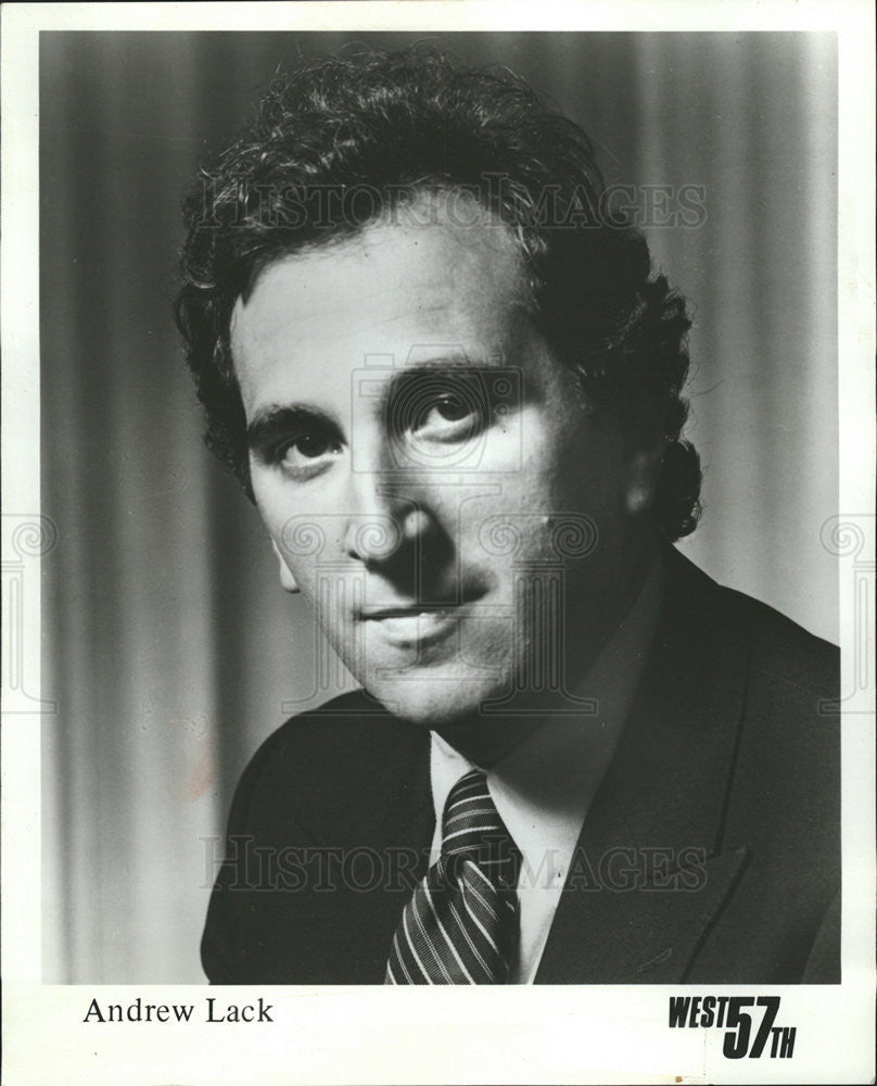 1985 Press Photo Andrew Lack &quot;West 57th&quot; - Historic Images